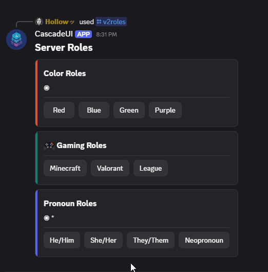 Role toggles flipping state as they are clicked